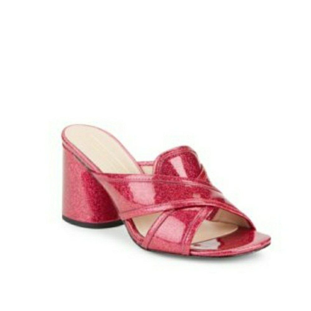 Marc Jacobs Aurora Glittler Block Heel Sandals